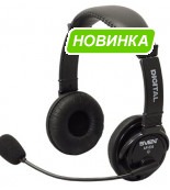 Наушники+стерео+микрофон Sven AP-830 (регулятор громкости)