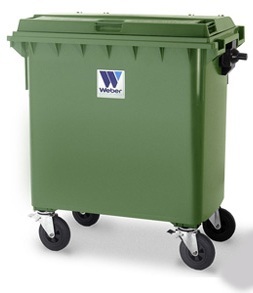 Евроконтейнеры для сбора отходов и мусора MGB 770 литров - Контейнеры для ТБО марки Weber