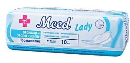 Урологические прокладки Meed Lady нормал плюс