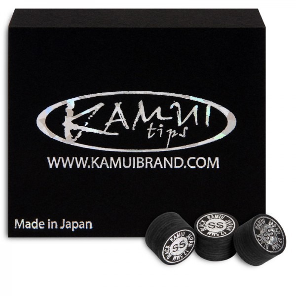 Наклейка для кия Kamui Black ?12,5мм Super Soft Наклейка для кия Kamui Black ?12,5мм Super Soft