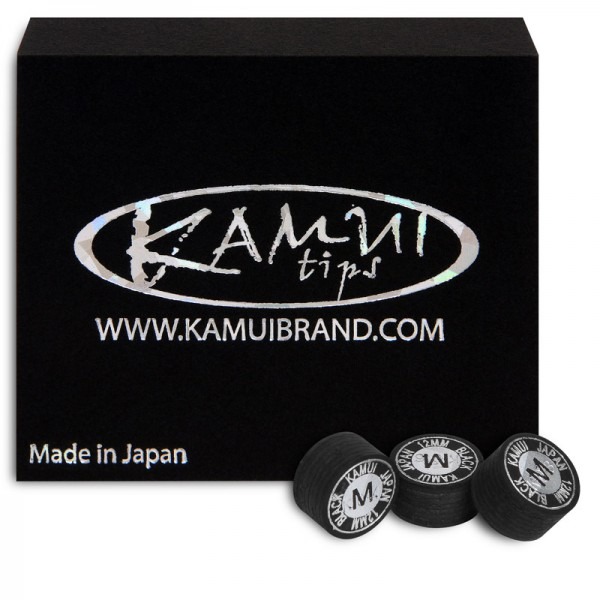 Наклейка для кия Kamui Black ?12мм Medium Наклейка для кия Kamui Black ?12мм Medium