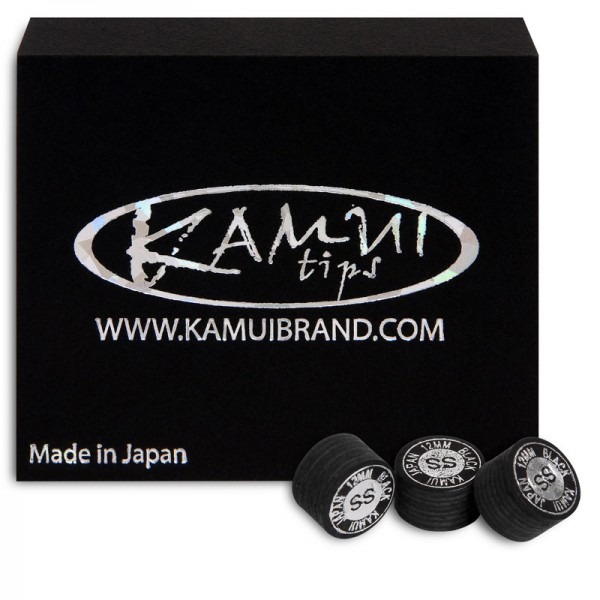 Наклейка для кия Kamui Black ?12мм Super Soft Наклейка для кия Kamui Black ?12мм Super Soft