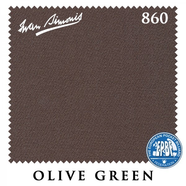 Сукно Iwan Simonis 860 198см Olive Green Сукно Iwan Simonis 860 198см Olive Green