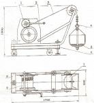 Лебедка элеваторная ЛЭ-150 ручная