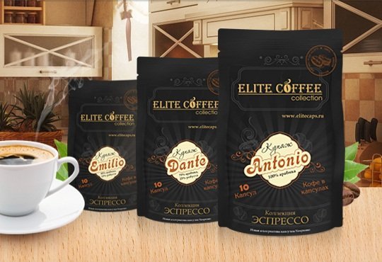 Кофе в капсулах «Elite Coffee Collection» для Nespresso, 10шт/уп.