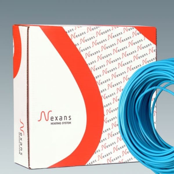 Двужильный нагревательный кабель Nexans с алюминевым экраном, 17Вт/м.п.