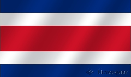 Флаг национальный Коста-Рика