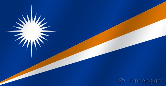 Флаг национальный Маршалловы острова