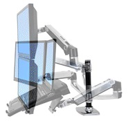 Крепление для двух мониторов LX Dual Stacking Arm Ergotron