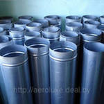 Вентиляционная труба/ Х/к, х/к с порошковым покрытием, нержавеющая, оцинкованная сталь (D=80-200 мм)