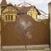 Кованые ворота для загородного дома - 001
