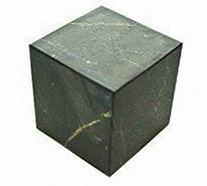Куб шунгитовый неполированный 7см