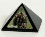 Пирамида с наклейкой 6см - Медведи