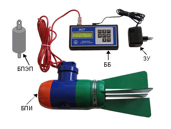 Измеритель скорости течения переносной акустический морской ИСТ–1М