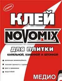 Клей для керамической плитки NOVOMIX Медио