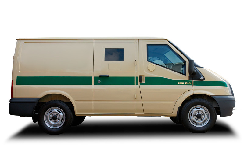 Инкассаторский бронеавтомобиль «ИМЯ-19282» на базе Ford Transit Van Инкассаторский бронеавтомобиль «ИМЯ-19282» на базе Ford Transit Van