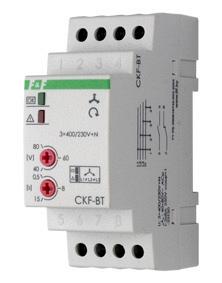 Реле контроля чередования фаз для защиты электродвигателей CKF-BT