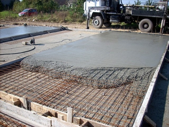 Товарный бетон на известняковом щебне