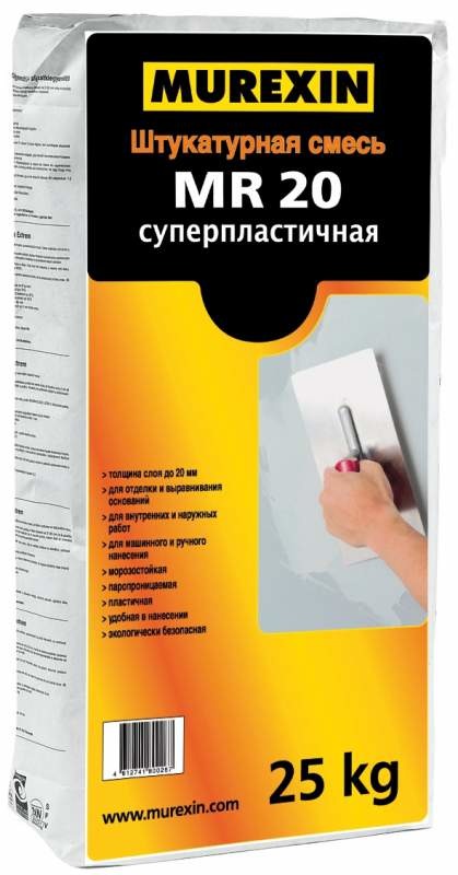 Штукатурная смесь MurexinMR 20 (Innen- und Au?enputz MR 20) Штукатурная смесь MurexinMR 20 (Innen- und Au?enputz MR 20)