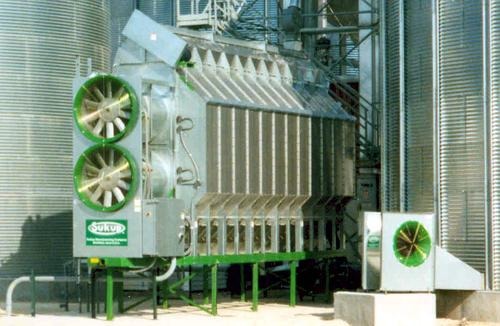 Зерносушилка Sukup с двумя вентиляторами