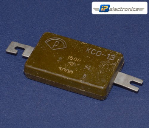 Конденсатор слюдяный КСО-13 1500пФ±10% 5000В Конденсатор слюдяный КСО-13 1500пФ±10% 5000В