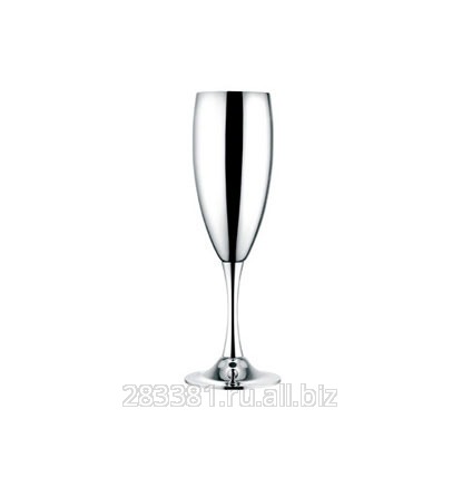 Бокалы для шампанского с серебряным напылением 6 шт.  арт. LS-123-1