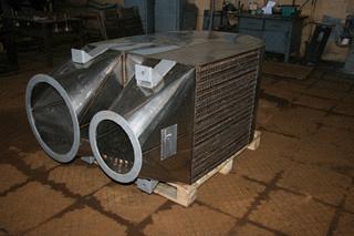 Рекуператоры средне температурные 500-800 °C из нержавеющих  сталей