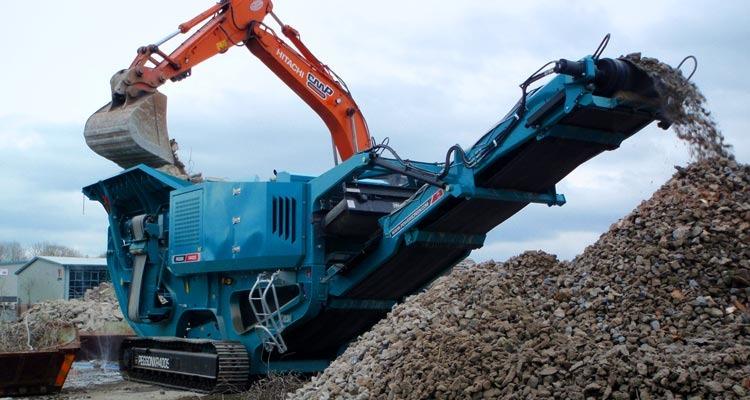 Самоходная щековая дробильная установка Powerscreen XR400S