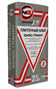 Клей плиточный Юнис Гранит