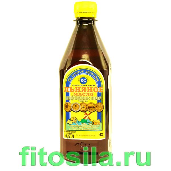 Льняное масло (Чкаловск) - 0,5 л.