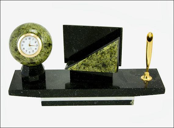 Прибор письменный с часами арт. 26916
