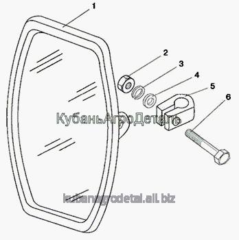 Запчасти для сельхозтехники МТЗ-1021.3 Зеркало заднего вида боковое