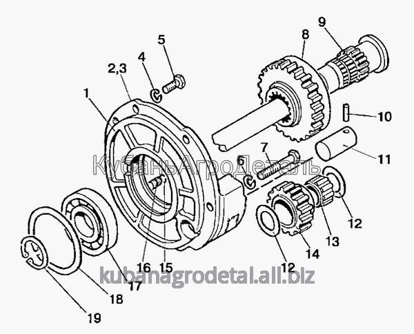 Запчасти для сельхозтехники МТЗ-80 (2009) Корпус сцепления (реверс-редуктор)