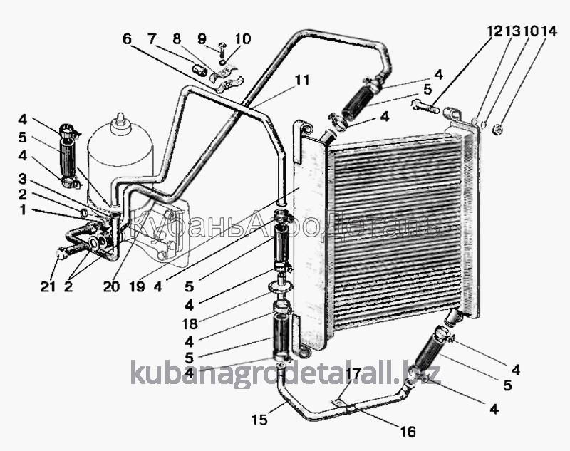 Запчасти для сельхозтехники МТЗ-80 (2009) Радиатор масляный