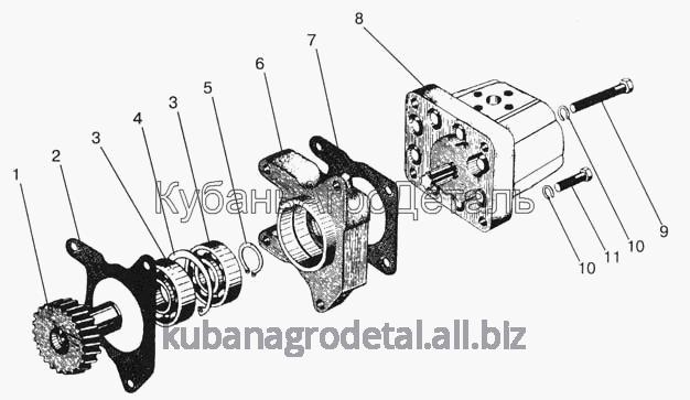 Запчасти для сельхозтехники МТЗ-822 Привод гидронасоса