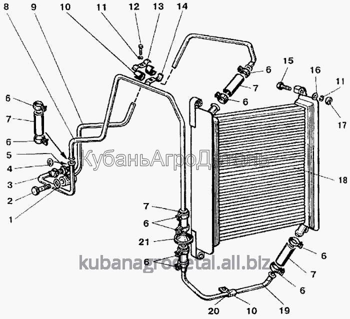 Запчасти для сельхозтехники МТЗ-900 Радиатор масляный