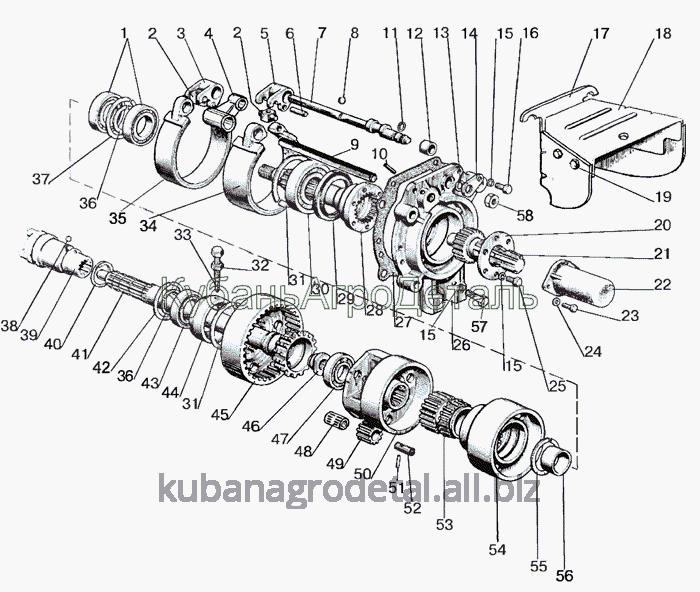 Запчасти для сельхозтехники МТЗ-920.4/952.4 Вал отбора мощности задний