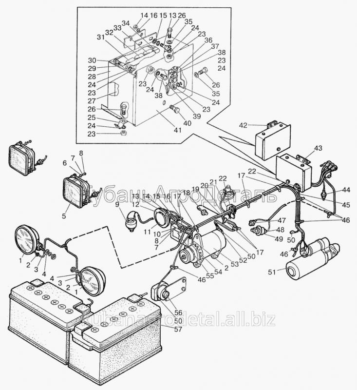 Запчасти для сельхозтехники МТЗ-923 Электрооборудование по дизелю