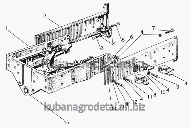 Запчасти для сельхозтехники МТЗ-923 Полурама