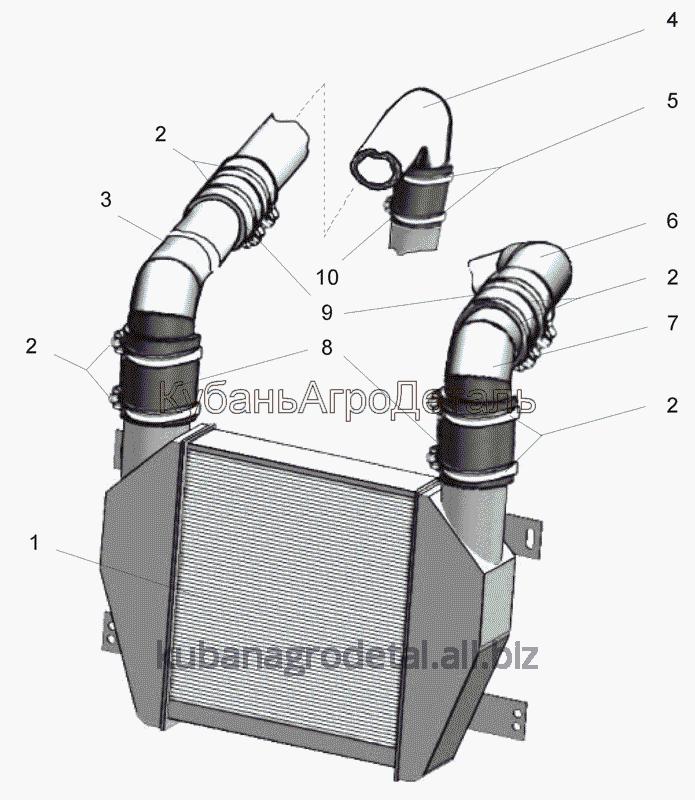 Запчасти для спецтехники МЛ131 Система промежуточного охлаждения воздуха