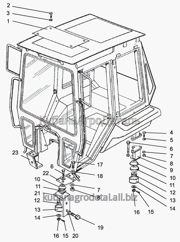Запчасти к спецтехники МЛ131 Кабина