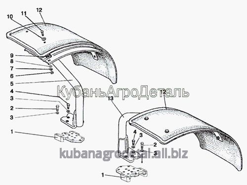 Запчасти для сельхозтехники МТЗ-920.4/952.4 Крылья передние (для ПВМ 822-2300020-02)