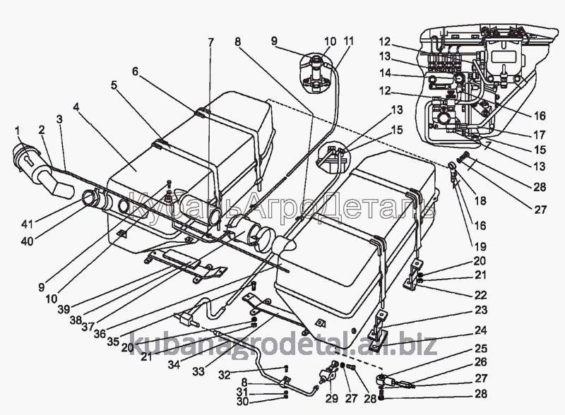 Запчасти для спецтехники МЛ131 Система топливная