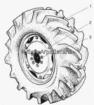 Запчасти для сельхозтехники МТЗ-923 Колеса передние ведущие