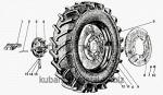 Запчасти для сельхозтехники МТЗ-920.4/952.4 Колеса задние
