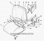 Запчасти для сельхозтехники МТЗ-80 (2009) Сиденье оператора