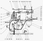 Запчасти для сельхозтехники МТЗ-923 Топливные трубопроводы. Установка топливной аппаратуры