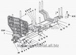 Запчасти для спецтехники МЛ131 Рама задняя с шарниром