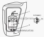 Запчасти для спецтехники МЛ131 Установка огнетушителя