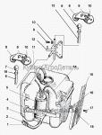 Запчасти к спецтехники МЛ131 Стеклоомыватель